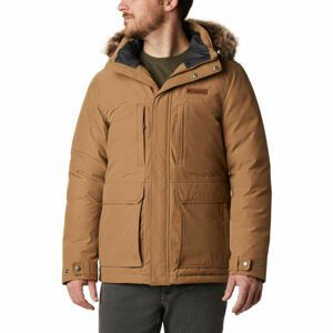 Columbia MARGUAM PEAK JACKET Hnědá M - Pánská zimní bunda