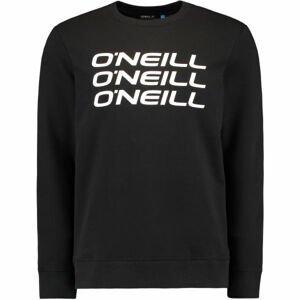 O'Neill TRIPLE STACK CREW SWEATSHIRT Pánská mikina, černá, velikost S