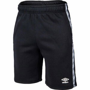 Umbro FW TAPED SHORT Pánské trenýrky, Černá, velikost XL