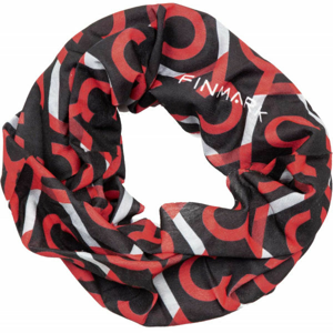Finmark FS-127 Multifunkční šátek, Černá,Červená,Bílá, velikost