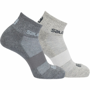 Salomon SOCKS EVASION 2-PACK Ponožky, šedá, velikost 36-38