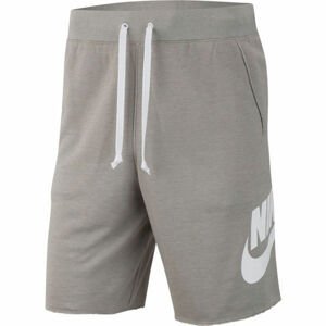 Nike NSW HE SHORT FT ALUMNI Pánské kraťasy, šedá, velikost XL