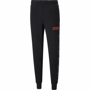 Puma CORE CAMO AOP SWEATPANTS Pánské kalhoty, černá, velikost XXL