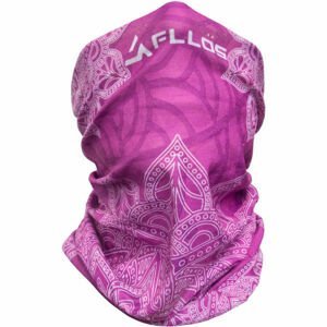 FLLÖS WIND 03 Multifunkční šátek, růžová, veľkosť UNI
