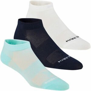 KARI TRAA TAFIS SOCK Dámské kotníkové ponožky, Bílá,Černá,Světle modrá, velikost 36-38