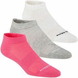 KARI TRAA TAFIS SOCK Dámské kotníkové ponožky, Růžová,Bílá,Šedá, velikost 39-41
