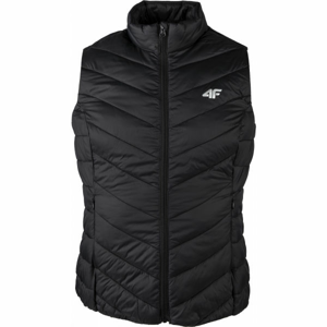 4F WOMEN´S JACKET Dámská vesta, černá, veľkosť XS