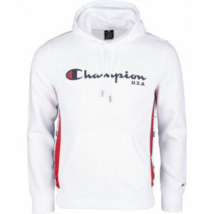 Champion HOODED SWEATSHIRT Bílá S - Pánská mikina