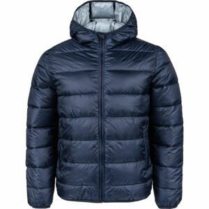 Champion HOODED JACKET Pánská prošívaná bunda, Tmavě modrá, velikost L