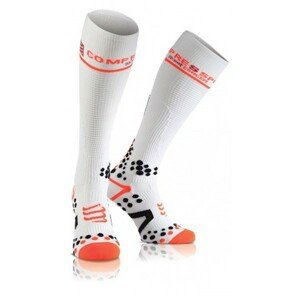 Compressport FULL SOCKS V2.1 bílá 4 - Kompresní podkolenky