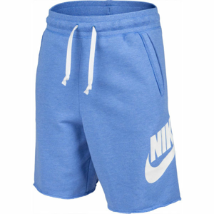 Nike NSW HE SHORT FT ALUMNI Pánské kraťasy, světle modrá, veľkosť L