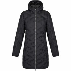 Loap ITIKA Dámský zateplený kabát, černá, velikost