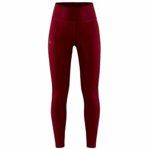 Craft ADV CHARGE PERFORATED Dámské dlouhé elastické kalhoty, červená, velikost L