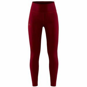 Craft ADV CHARGE PERFORATED Dámské dlouhé elastické kalhoty, červená, velikost S