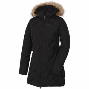 Hannah VIOLLE Dámský péřový kabát, černá, velikost 40