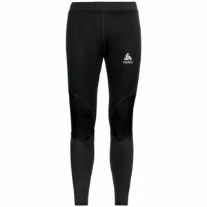 Odlo ZEROWEIGHT WARM Běžecké elastické kalhoty, černá, velikost XXL
