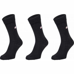 Champion CREW MEN CITY SOCKS X3 Pánské ponožky, černá, velikost 39-42