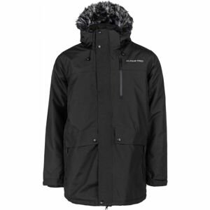 ALPINE PRO WAGER Pánská lyžařská bunda, černá, velikost XL