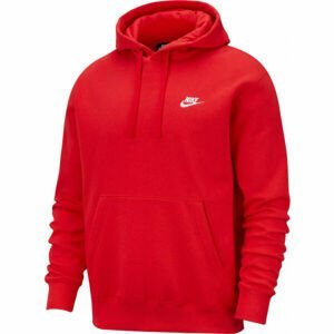 Nike SPORTSWEAR CLUB FLEECE Pánská mikina, červená, velikost XXL