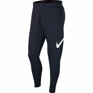 Nike DRI-FIT Pánské tréninkové kalhoty, tmavě modrá, velikost M