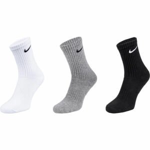 Nike EVERYDAY CUSH CREW 3PR U Ponožky, černá, velikost 34-38