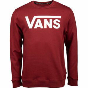 Vans MN VANS CLASSIC CREW II Pánská mikina, vínová, velikost L