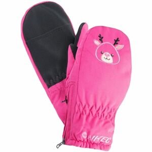 Hi-Tec NODE Dětské palcové rukavice, růžová, velikost S/M