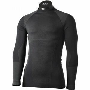 Mico L/SLVS R/NECK SHIRT WARM CONTROL Pánské termo triko, Černá, velikost IV