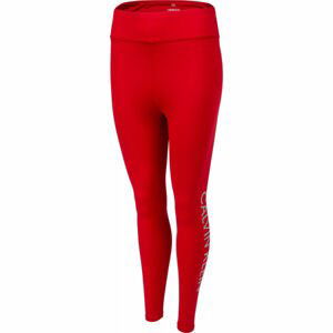 Calvin Klein TIGHT FULL LENGTH Dámské legíny, červená, velikost L