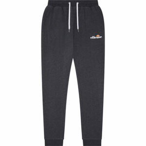 ELLESSE GRANITE JOG PANT Pánské tepláky, Tmavě šedá,Bílá, velikost