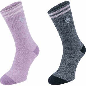 Columbia THERMAL 2P Dámské ponožky, růžová, velikost 35-38