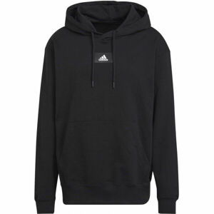 adidas FEELVIVID HOODIE Pánská mikina, černá, velikost