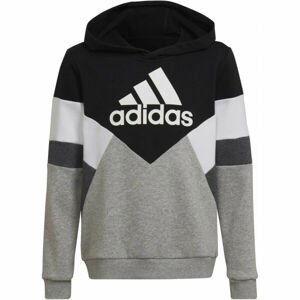 adidas COLORBLOCK Chlapecká mikina, šedá, veľkosť 140