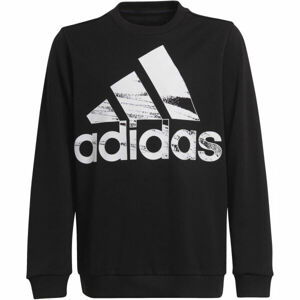 adidas LOGO Chlapecká mikina, černá, veľkosť 128