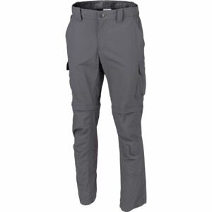 Columbia SILVER RIDGE II CONVERTIBLE PANT Pánské outdoorové kalhoty, šedá, velikost 40/32