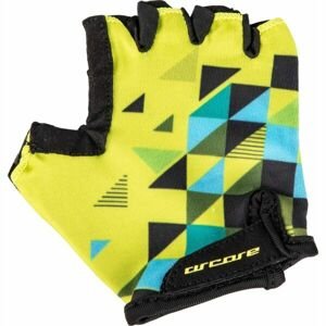 Arcore LUKE Chlapecké cyklistické rukavice, světle zelená, velikost 8