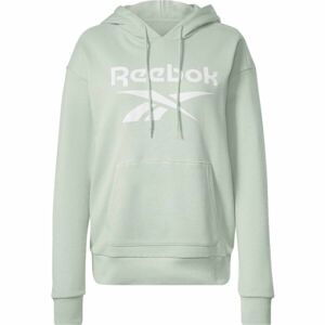 Reebok RI BL FRENCH TERRY HOODY Dámská mikina, Světle zelená,Bílá, velikost XS