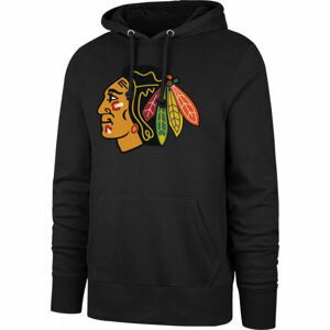 47 NHL CHICAGO BLACKHAWKS IMPRINT BURNSIDE HOOD Klubová mikina, černá, velikost S