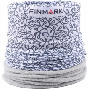 Finmark FSW-125 Multifunkční šátek, Šedá,Modrá, velikost