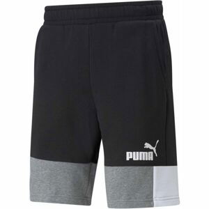 Puma ESS+ BLOCK SHORTS 10 TR Pánské kraťasy, černá, veľkosť L