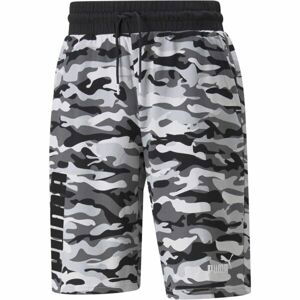 Puma POWER CAMO SHORTS 11 TR Sportovní šortky, černá, velikost