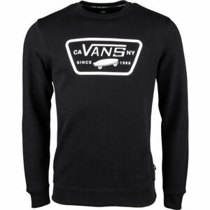 Vans MN FULL PATCH CREW II BAY Pánská mikina, černá, velikost S