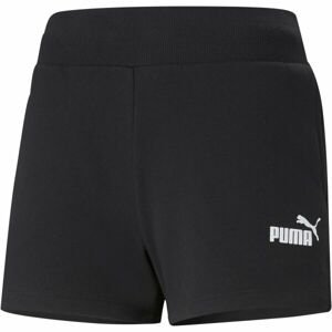 Puma ESSENTIALS 4 SWEATS SHORTS Dámské šortky, černá, velikost