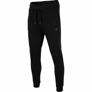 4F MEN´S SWEATPANTS Pánské tepláky, černá, velikost M