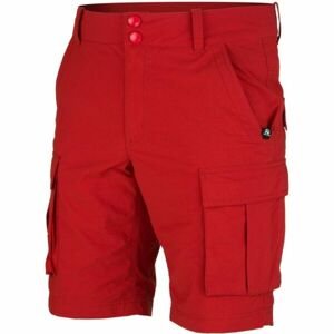 Northfinder HOUSTON Pánské šortky, červená, velikost M