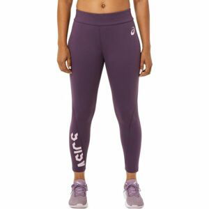 Asics ESNT 7/8 TIGHT W Dámské běžecké legíny, fialová, velikost XS