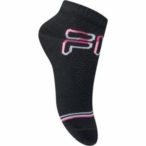 Fila JUNIOR GIRL 3P Dívčí nízké jemné ponožky, růžová, velikost 31-34