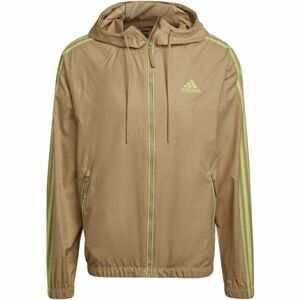 adidas BSC 3S WIND JKT Pánská outdoorová bunda, béžová, velikost M