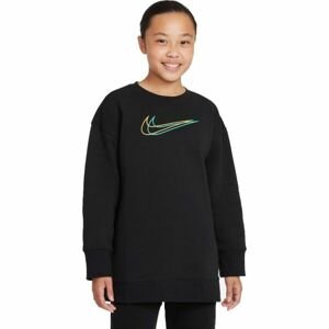 Nike SPORTSWEAR Dívčí mikina, černá, velikost M