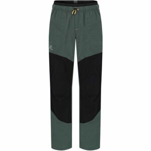 Hannah GUINES JR Dětské outdoorové kalhoty, tmavě zelená, velikost 128